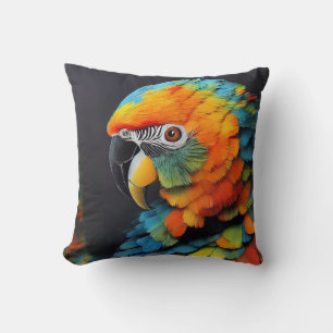 Papegaai Vogel Dier Ontdekking Avontuur Natuur Kussen
