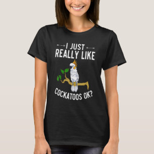 Papegaai Vogel Kijken Dierlijke Kaketoe T-shirt