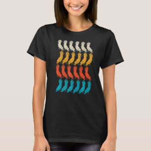 Papegaai Vogel Kijken Vogeldier Retro Kaketoe T-shirt