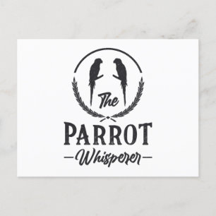 Papegaai Vogelpapegaai Whisperer Dierlijke Ara Pap Briefkaart