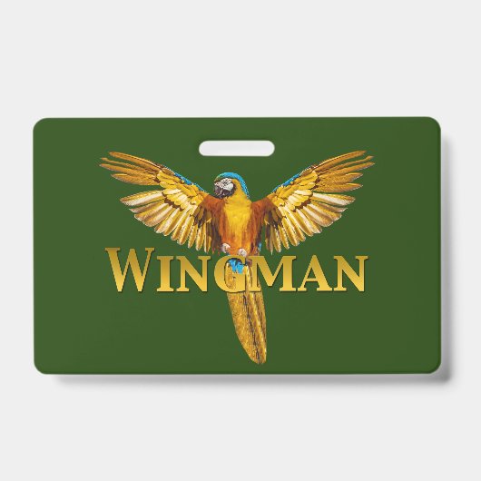 Papegaai Wingman Badge (Voorzijde)