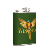 Papegaai Wingman Heupfles (Rechts)