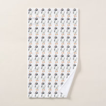 Papegaaiduiker handdoek