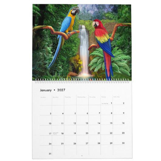 PAPEGAAIEN BALTSEN KALENDER (Jan 2027)
