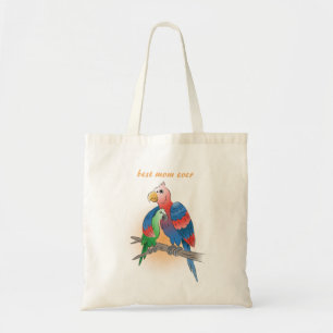 Papegaaien Gelukkige Moederdag Tote Bag