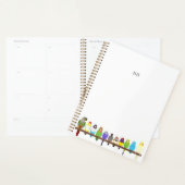 Papegaaien spiraal jaar planner (Display)