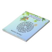 Papegaaien vinden Zaaddoolhof op notitieblokken (Gedraaid)