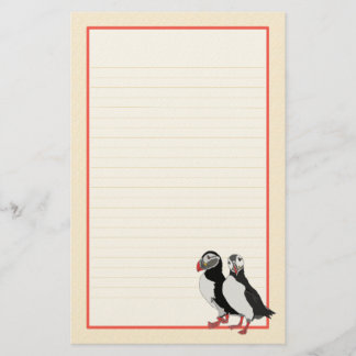 Papegaaienpaar fijn gevoerd briefpapier