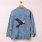 Papegaaivliegen, AI-gegenereerd Denim Jacket (Hangar)