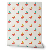 Papel de pared con patrón de barquitos pequeños behang (Afrollen)