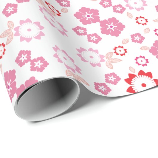 Papel de presente estampa cherry blossom sakura cadeaupapier (Rol Hoek)