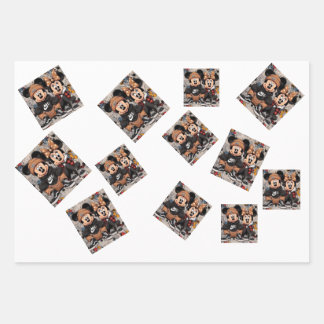 Papel de Regalo en Hojas Personalizadas – Diseño C Inpakpapier Vel