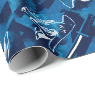 Papel de regalo katana y sombras cadeaupapier