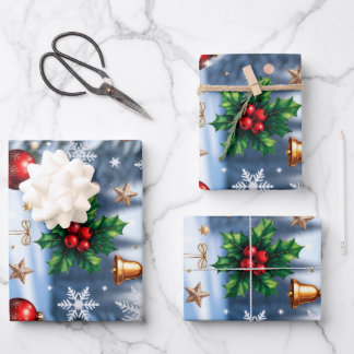 Papel de Regalo Navideño Exclusivo Inpakpapier Vel