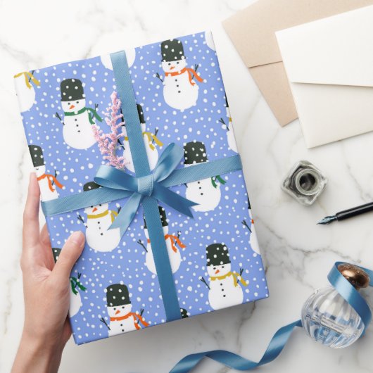 Papel de regalo snowmen cadeaupapier (Geschenken)