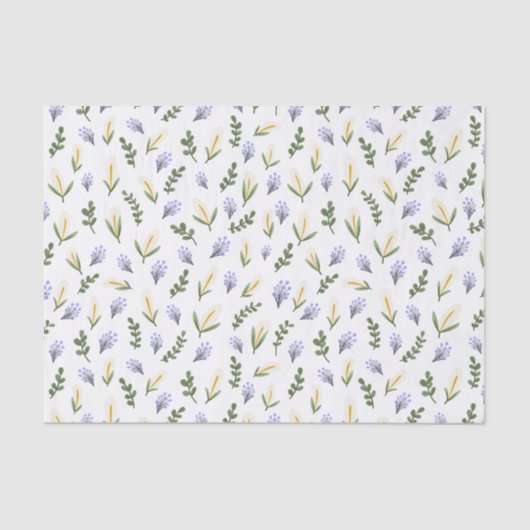 Papel de seda flor de agua y lavanda tissuepapier (Voorkant)