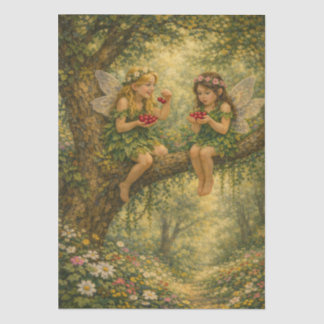 Papel de seda Hadas para decopauge, regalos Tissuepapier