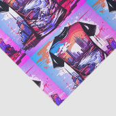 Papel de seda Nueva York Graffitis Tissuepapier (Detail)