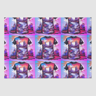 Papel de seda Nueva York Graffitis Tissuepapier