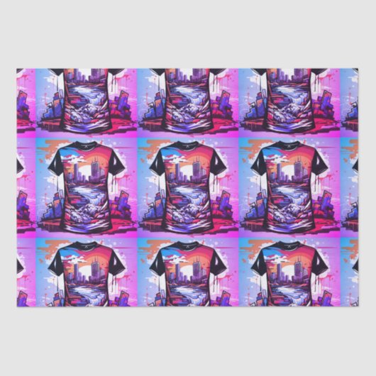 Papel de seda Nueva York Graffitis Tissuepapier (Voorkant)