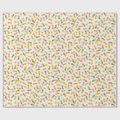 Papel navideño estrellas cadeaupapier (Vlak)