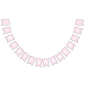 Papel Picado Baby shower rose Drapeaux (Tout)