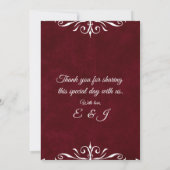 Papel Picado Burgundy Mexican Wedding Invitation (Dos)