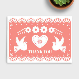 Papel Picado Carte de remerciements