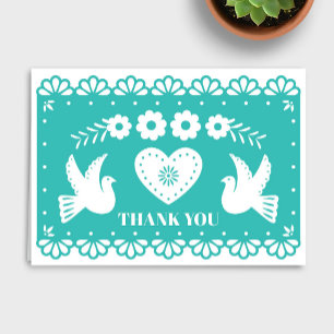 Papel Picado Carte de remerciements