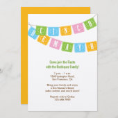 Papel Picado Cinco de Mayo Uitnodiging (Voorkant / Achterkant)