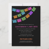 Papel Picado Destination Wedding Fiesta Kaart (Voorkant)
