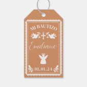 Papel Picado doop Dank u partij gunst Labels Cadeaulabel (Voorkant)