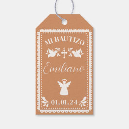 Papel Picado doop Dank u partij gunst Labels Cadeaulabel