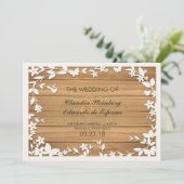 Papel Picado Faire-part de mariage - Jolies colomb (Debout devant)