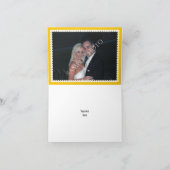 Papel picado inséparables jaune mariage Merci (Intérieur)