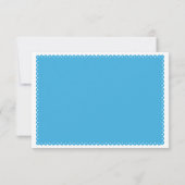 Papel picado inséparables mariage bleu réponse RSV (Dos)