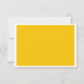 Papel picado inséparables mariage jaune réponse RS (Dos)