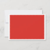 Papel picado inséparables mariage rouge réponse RS (Dos)