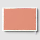 Papel picado inséparables pêche mariage livre d'or (Verso)