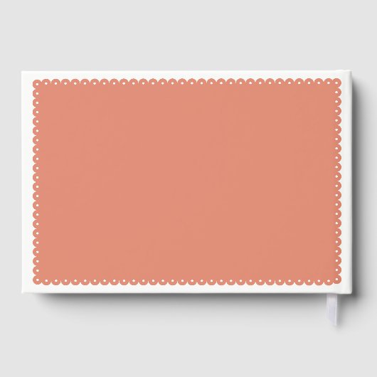 Papel picado inséparables pêche mariage livre d'or (Verso)