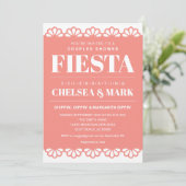 Papel Picado Koppel Bruisparty Uitnodiging (Staand voorkant)