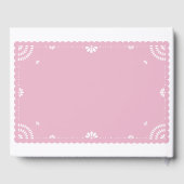 Papel Picado Mariage mexicain Livre d'or, Lavande (Verso)