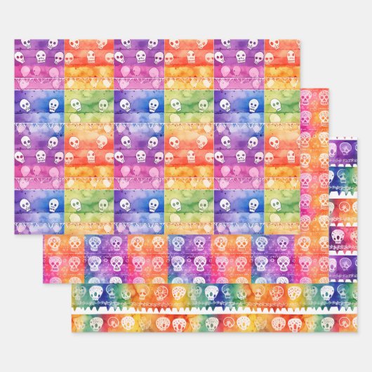 Papel Picado Papier à envelopper (Lot)