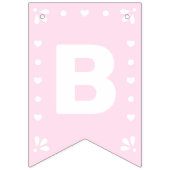 Papel Picado Roze Baby shower Bunting Flags Vlaggetjes (Derde vlag)
