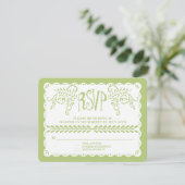 Papel Picado RSVP Lime Fiesta Bandeau Mariage (Debout devant)