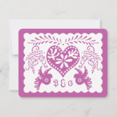 Papel Picado RSVP Lime Fiesta Bandeau Mariage (Dos)