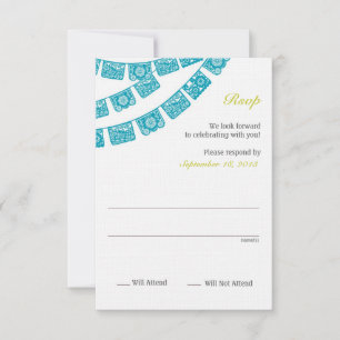Papel Picado Rsvp Mariage