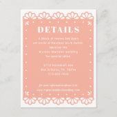 Papel Picado Stijl Details Behuizing Kaart (Voorkant)