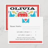 Papel Picado Style Inséparables RSVP (Devant / Derrière)