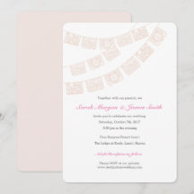 Papel Picado Wedding Party Noite Pink